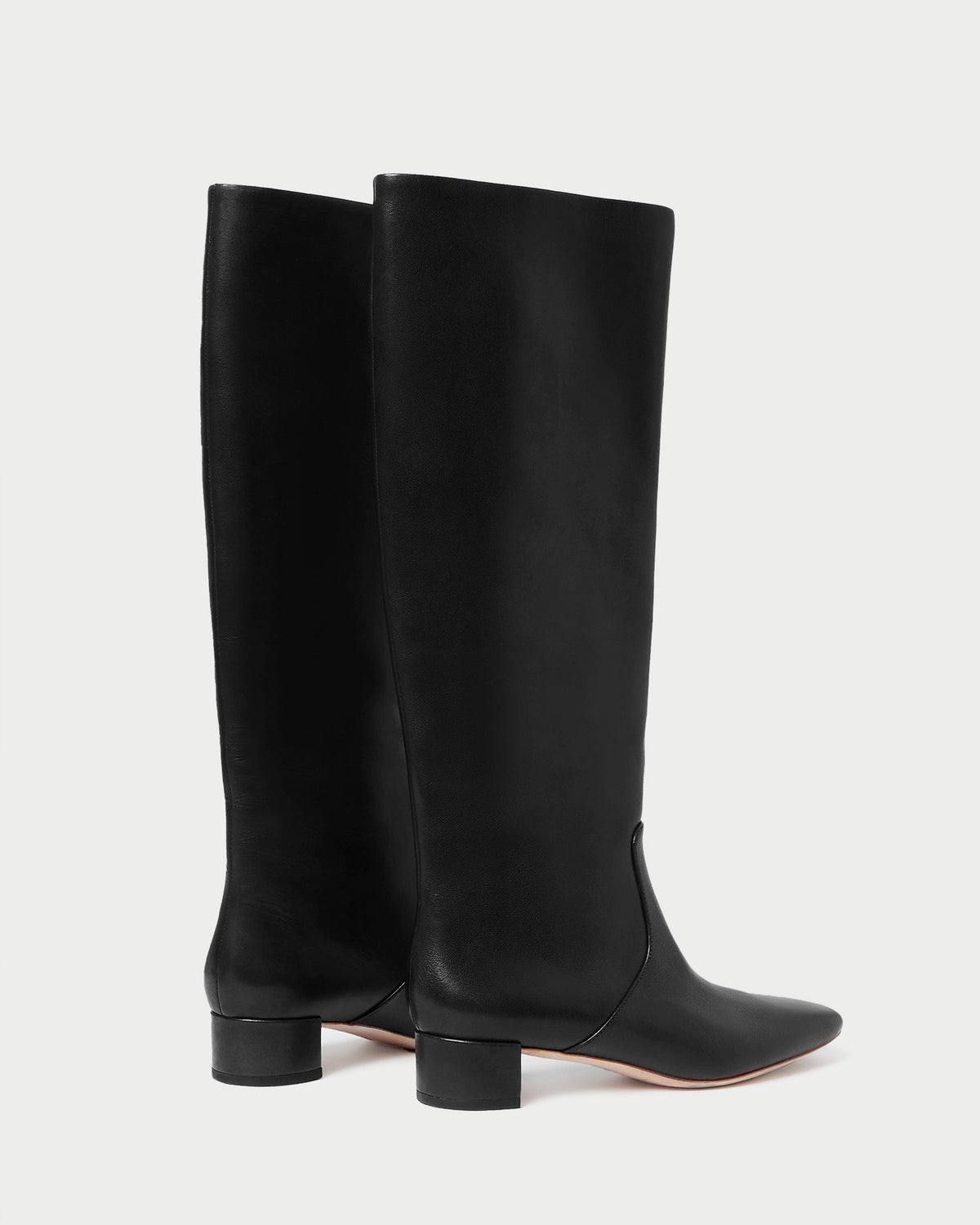 Women Loeffler Randall Indy Black Leather Tall Boot