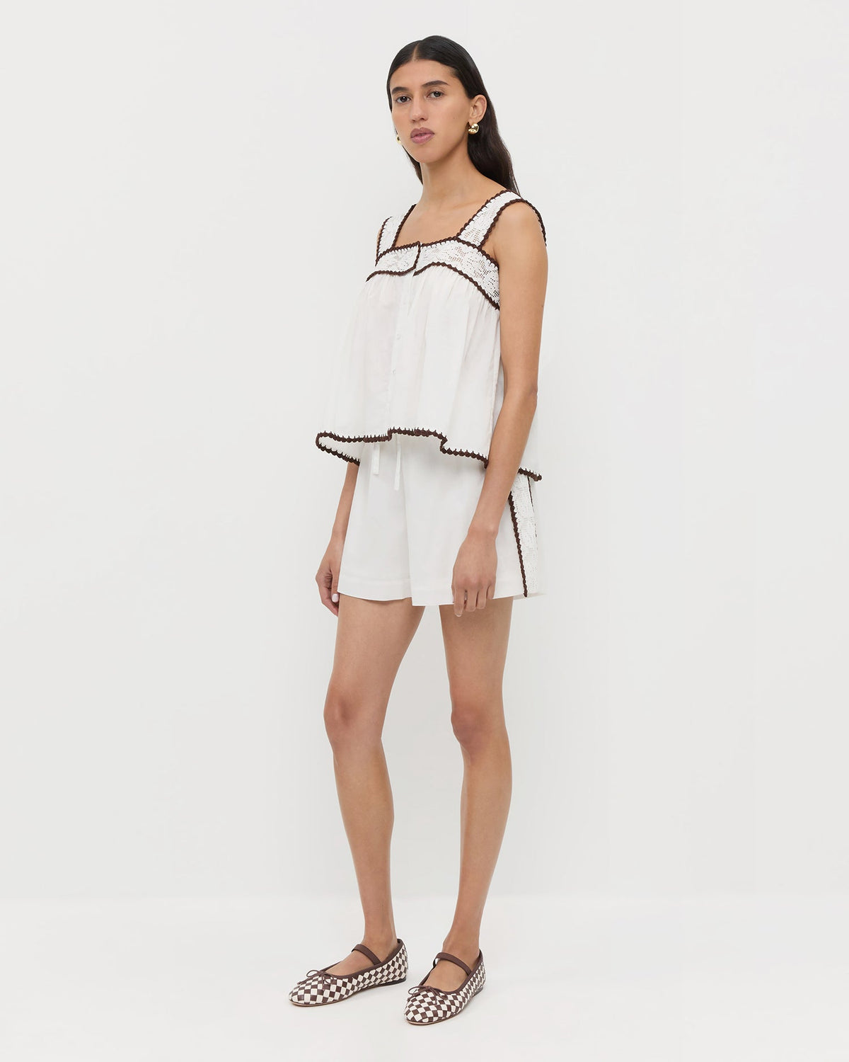 Women Loeffler Randall Marta Sleeveless Top