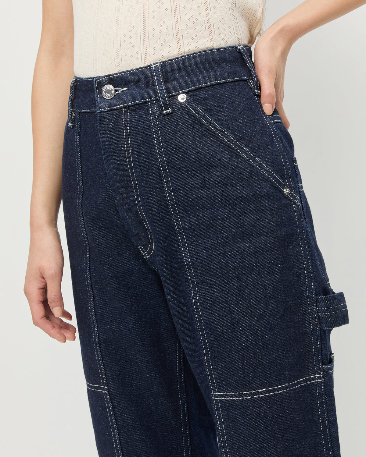 Women Loeffler Randall Molly Workwear Jean