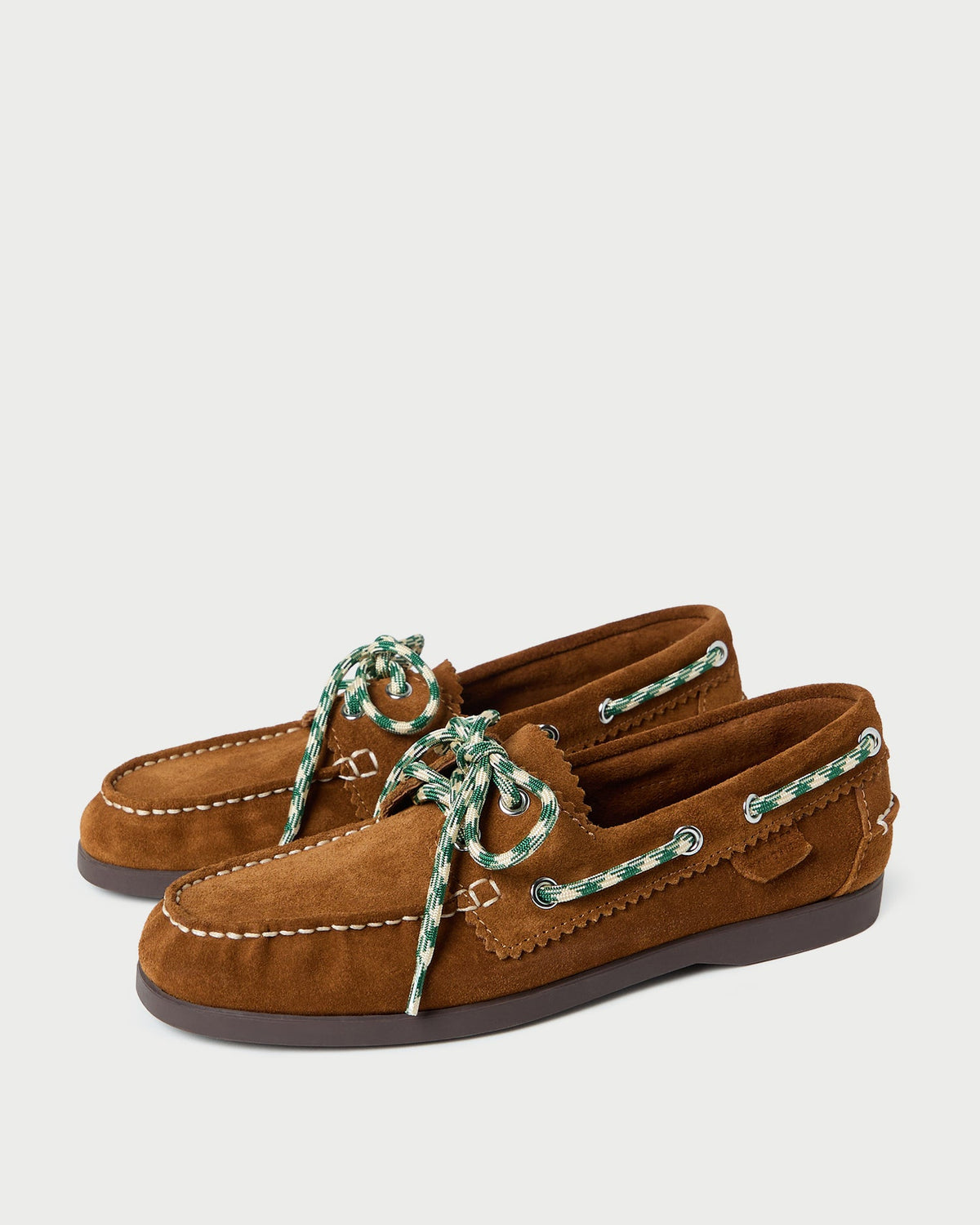 Women Loeffler Randall Franco Cacao Suede Boat Shoe