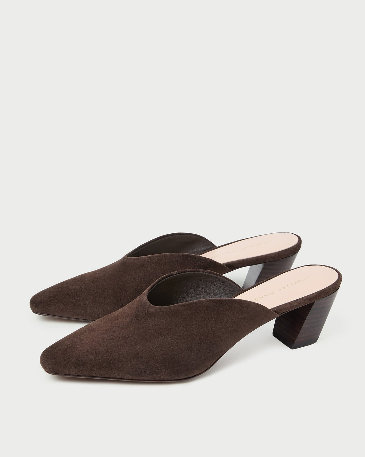 Women Loeffler Randall Perry Brown Suede Mule