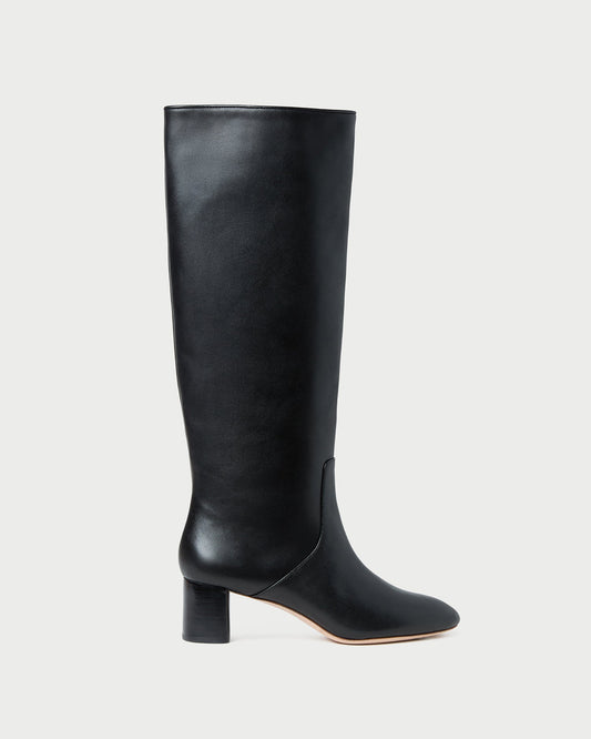 Women Loeffler Randall Gia Black Leather Tall Boot