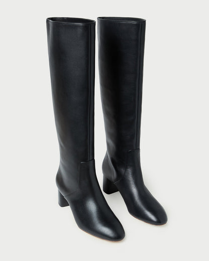 Women Loeffler Randall Gia Black Leather Tall Boot