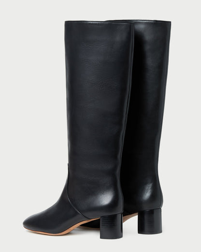 Women Loeffler Randall Gia Black Leather Tall Boot