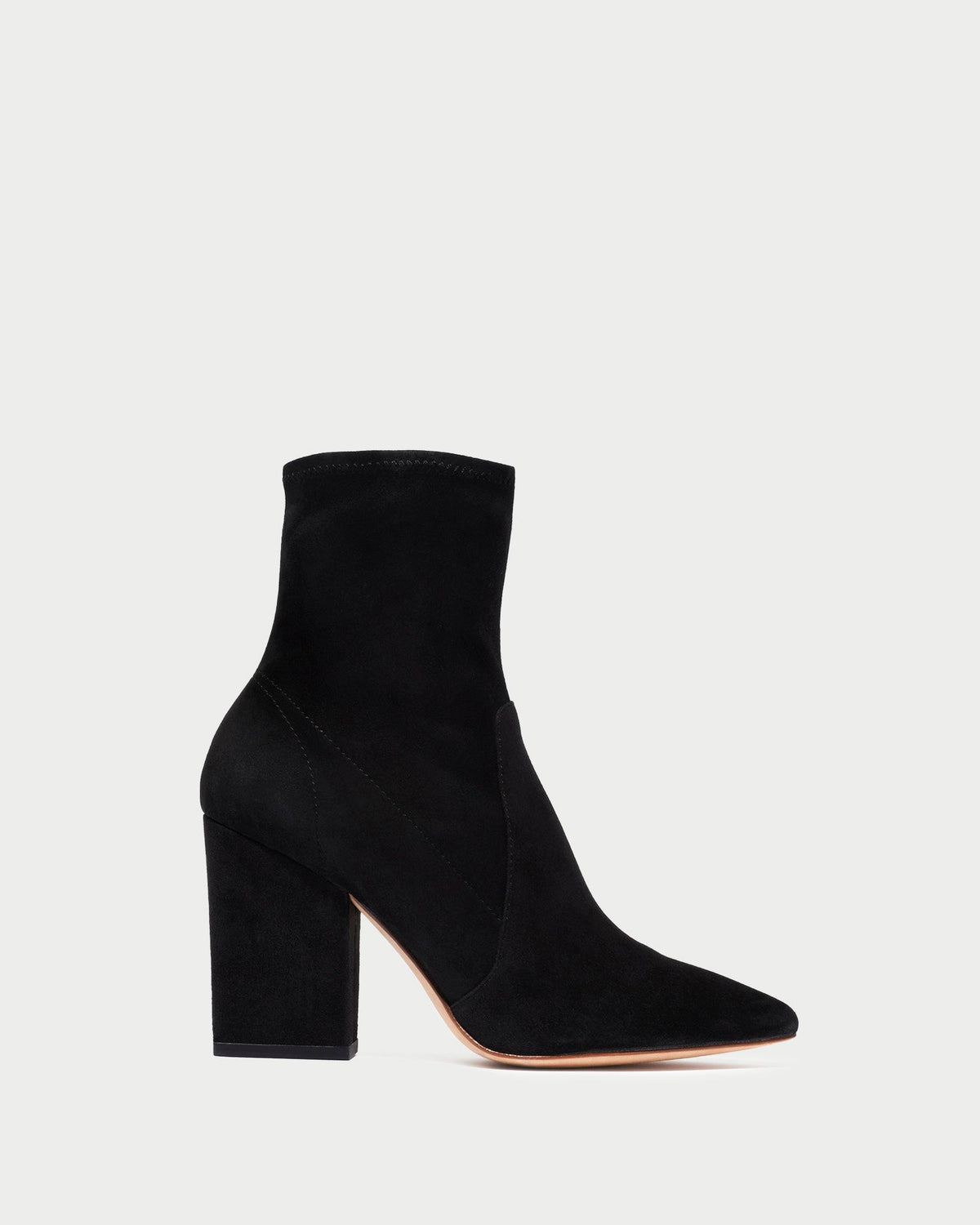 Women Loeffler Randall Isla Black Suede Ankle Bootie