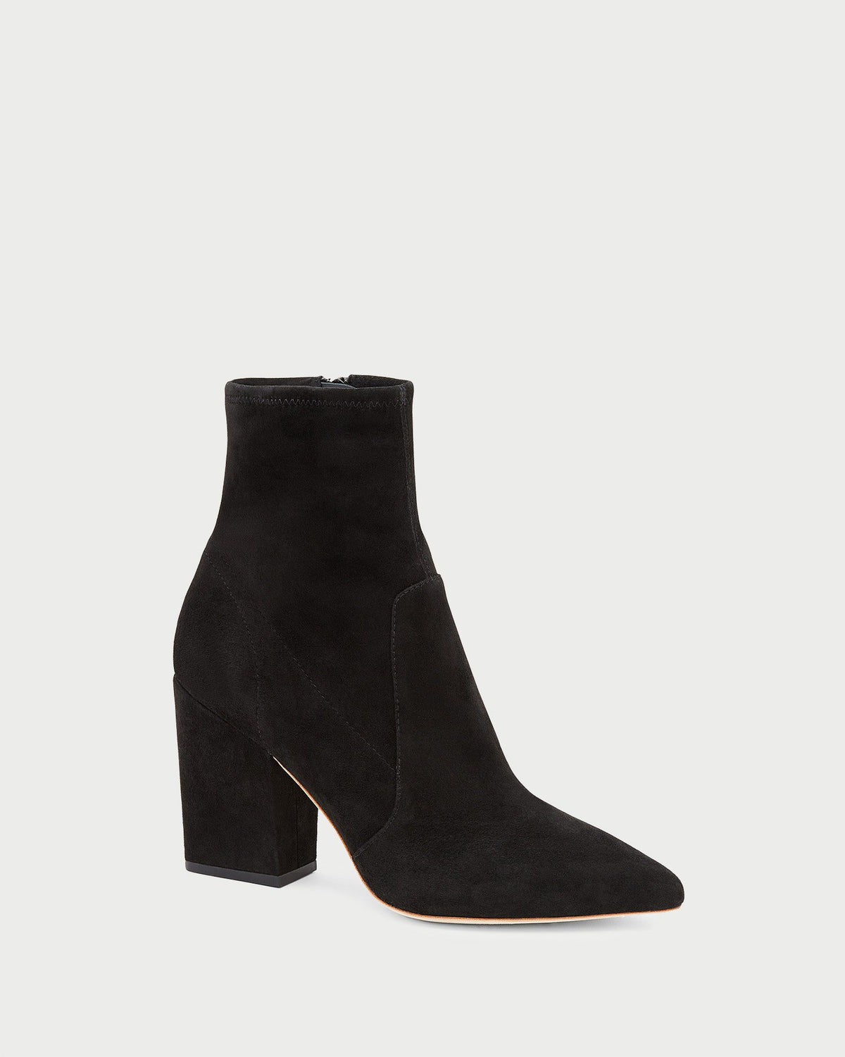 Women Loeffler Randall Isla Black Suede Ankle Bootie