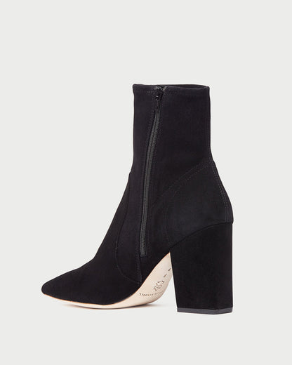 Women Loeffler Randall Isla Black Suede Ankle Bootie