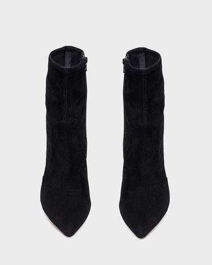 Women Loeffler Randall Isla Black Suede Ankle Bootie