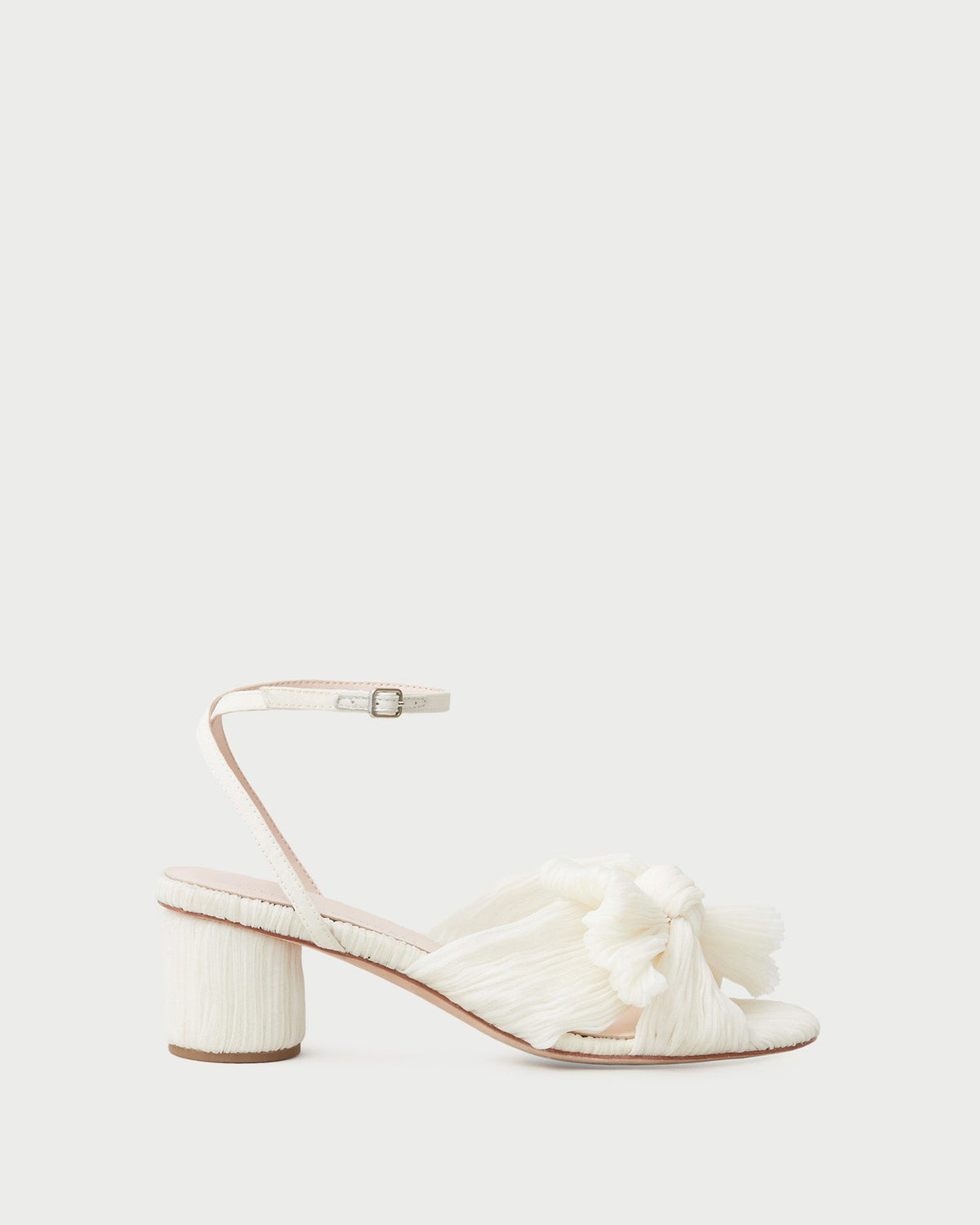 Women Loeffler Randall Dahlia Pearl Pleated Bow Heel