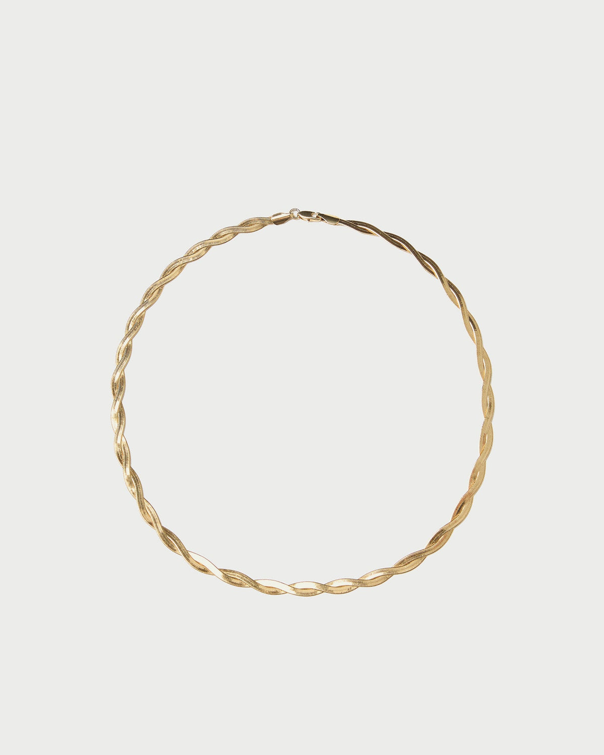 Women Loeffler Randall Kennedy Gold Twisted Chain Necklace
