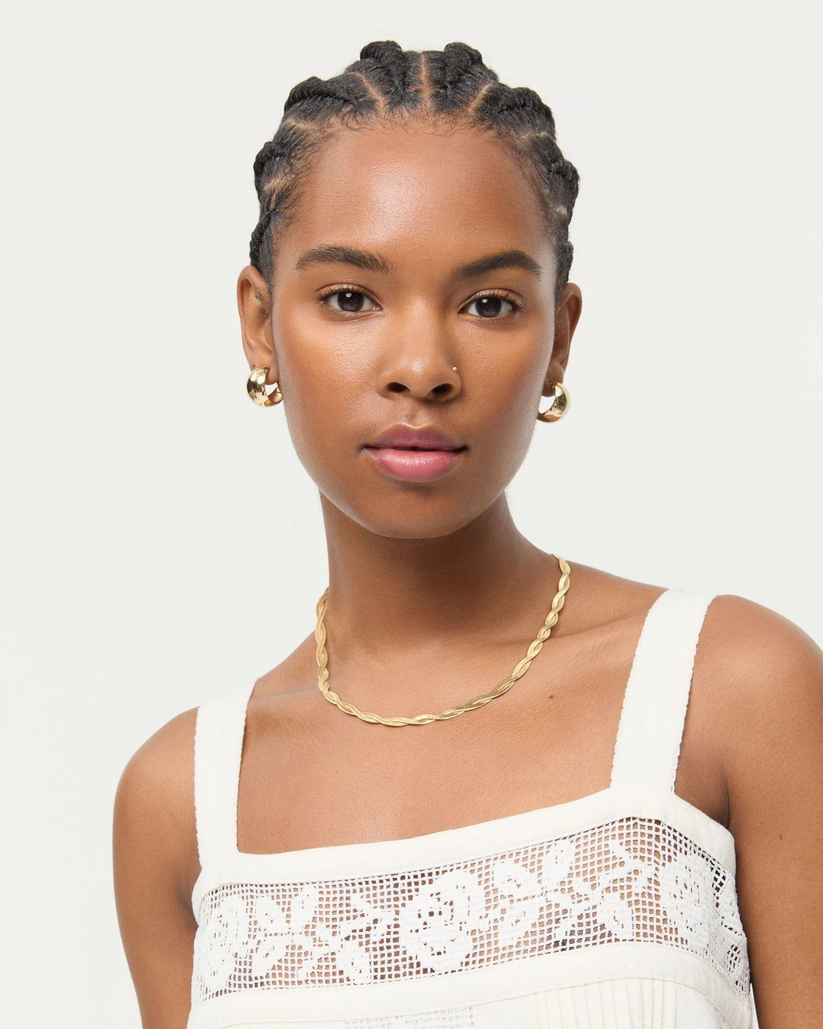 Women Loeffler Randall Kennedy Gold Twisted Chain Necklace