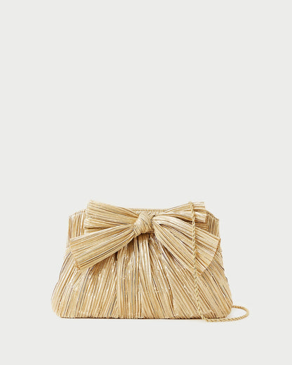 Women Loeffler Randall Rayne Gold Bow Clutch