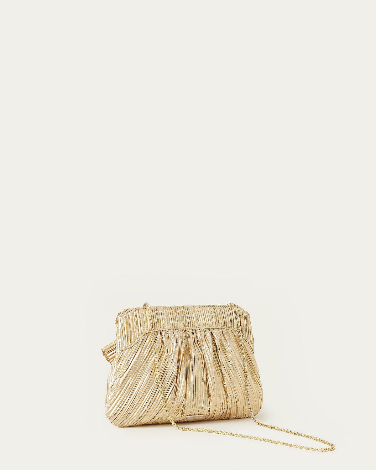 Women Loeffler Randall Rayne Gold Bow Clutch