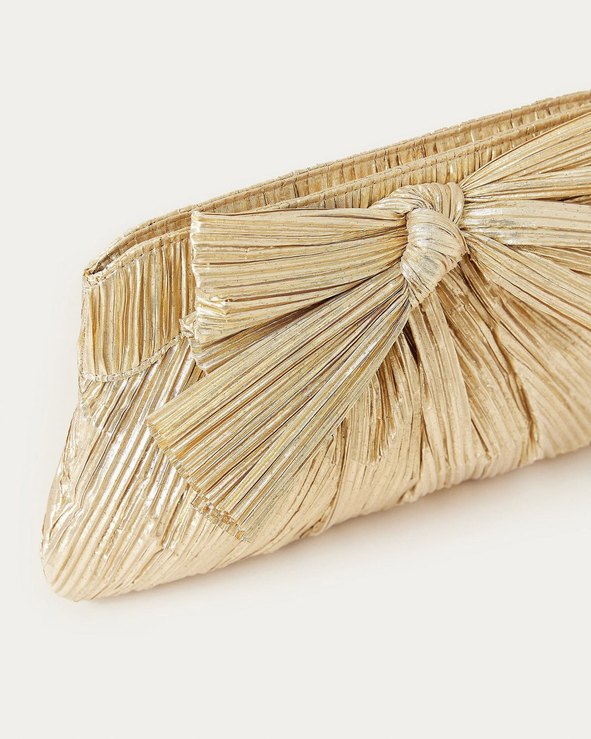 Women Loeffler Randall Rayne Gold Bow Clutch