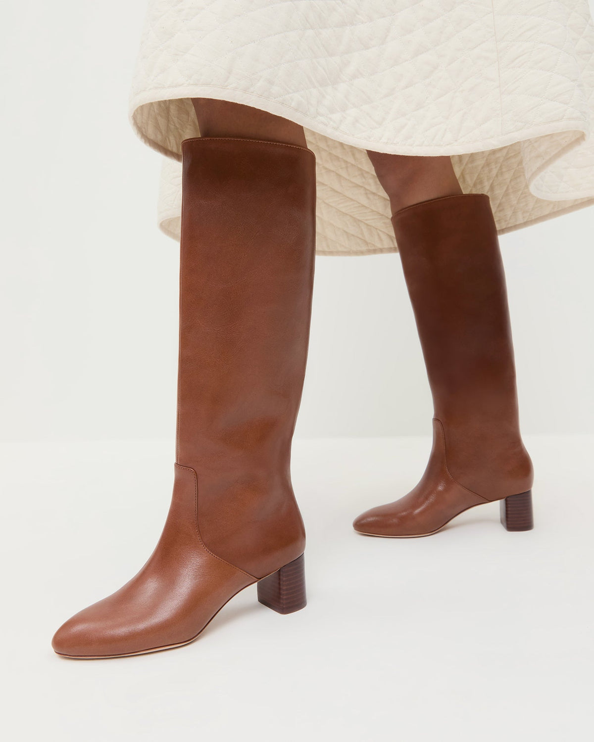 Women Loeffler Randall Gia Safari Leather Tall Boot