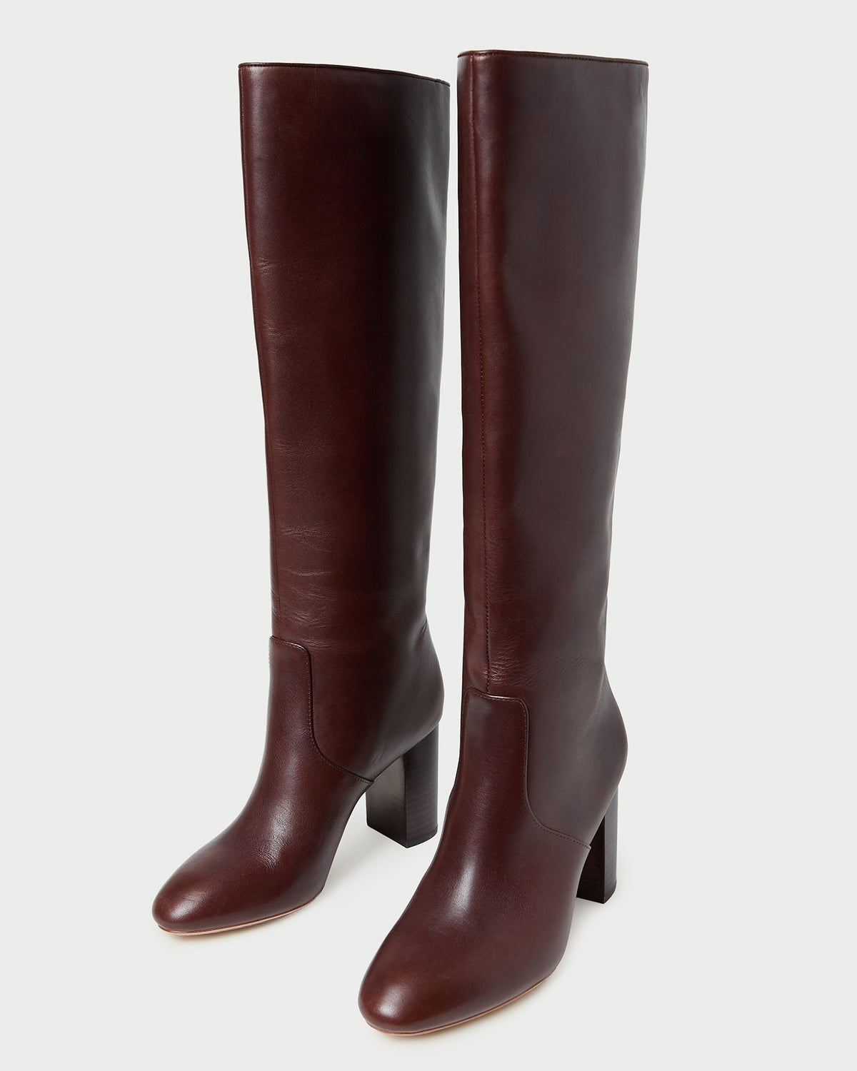 Women Loeffler Randall Goldy Espresso Leather Tall Boot