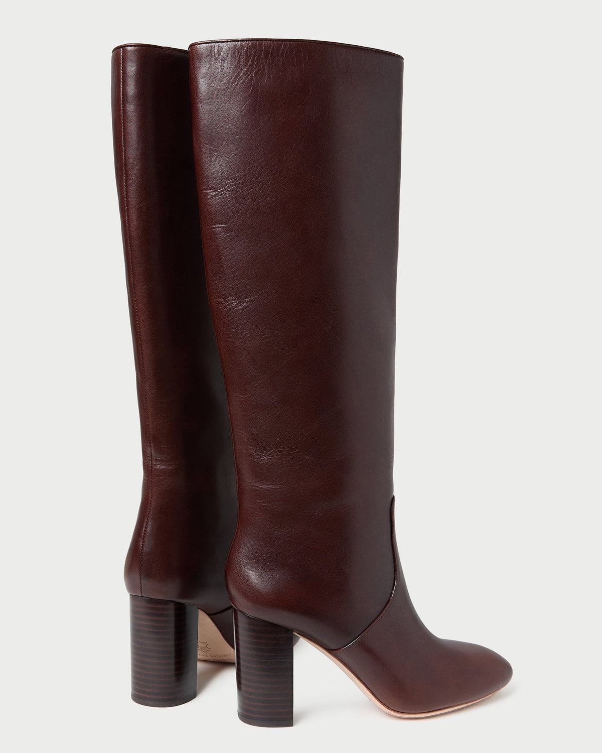 Women Loeffler Randall Goldy Espresso Leather Tall Boot