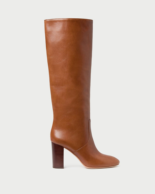 Women Loeffler Randall Goldy Safari Leather Tall Boot