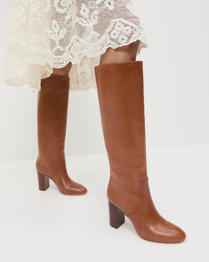 Women Loeffler Randall Goldy Safari Leather Tall Boot