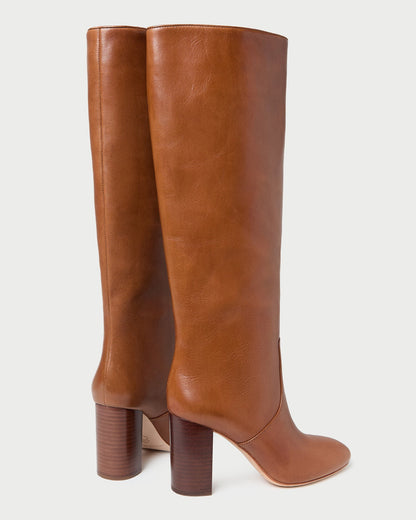 Women Loeffler Randall Goldy Safari Leather Tall Boot