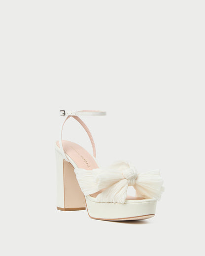 Women Loeffler Randall Natalia Pearl Platform Bow Heel