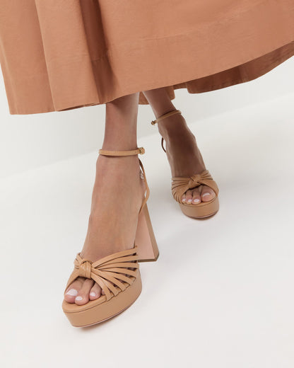 Women Loeffler Randall Rivka Dune Knot Platform Sandal