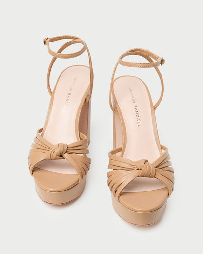 Women Loeffler Randall Rivka Dune Knot Platform Sandal