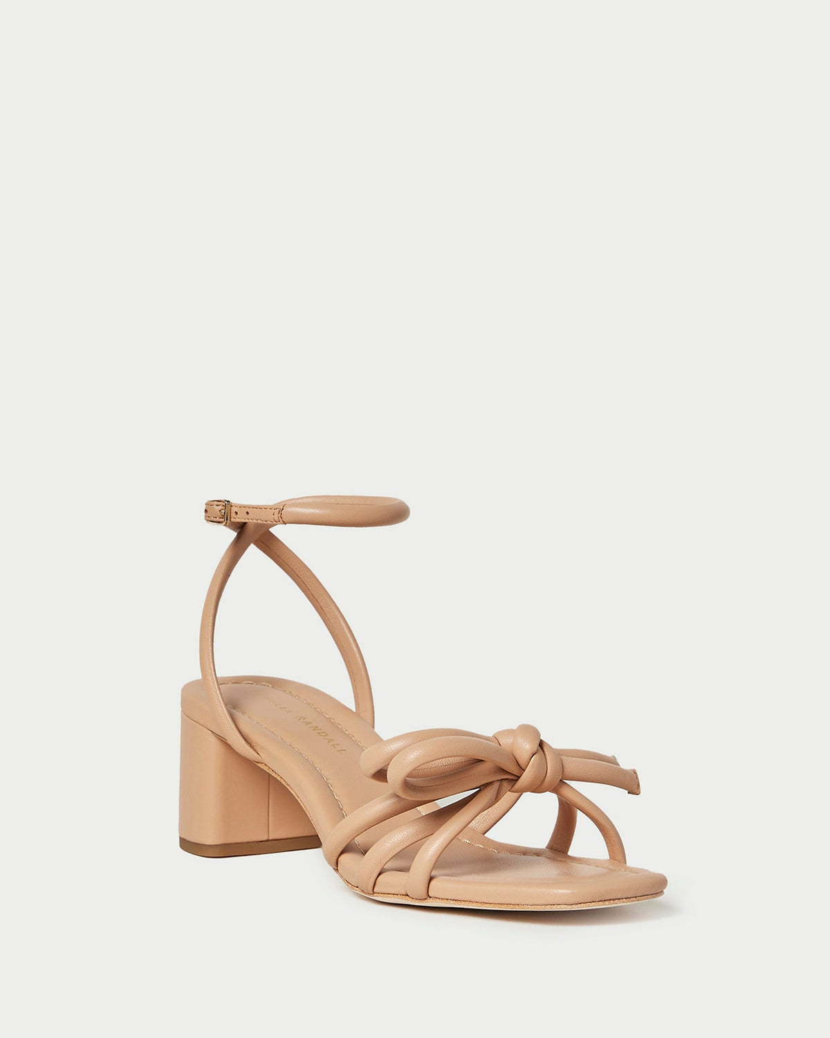 Women Loeffler Randall Mikel Dune Bow Mid-Heel Sandal