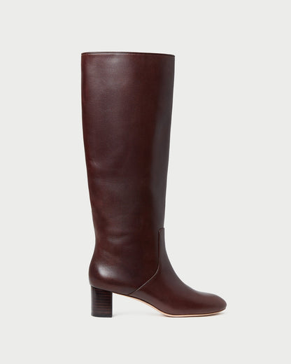 Women Loeffler Randall Gia Espresso Leather Tall Boot