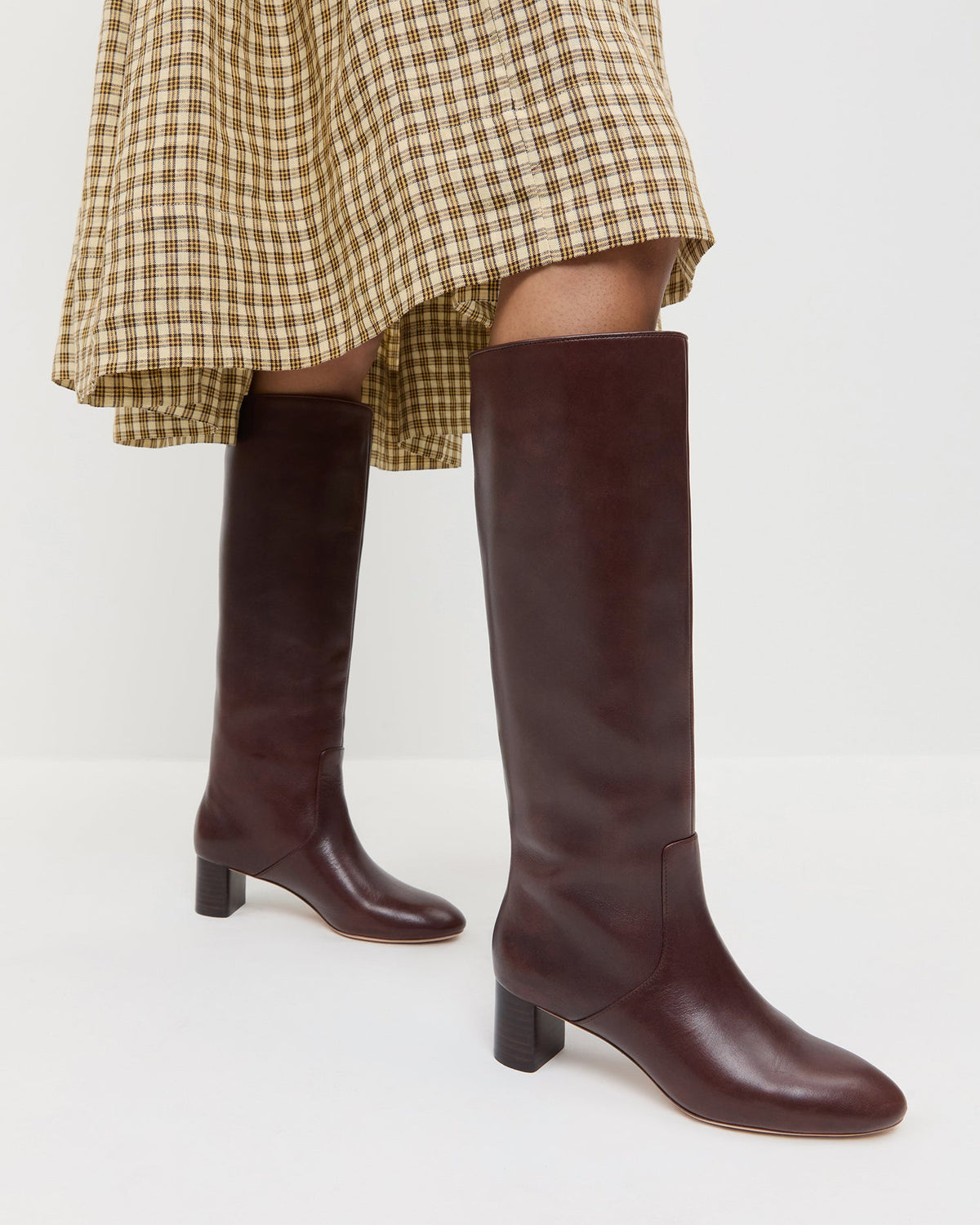 Women Loeffler Randall Gia Espresso Leather Tall Boot