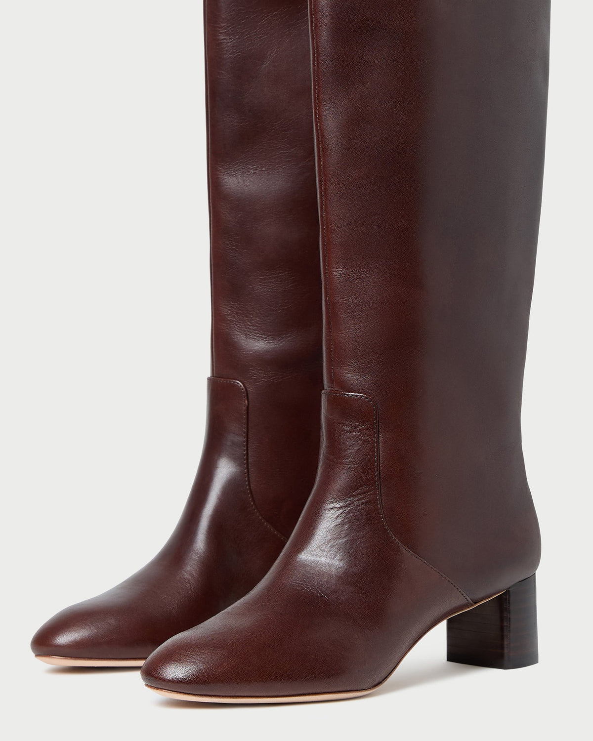 Women Loeffler Randall Gia Espresso Leather Tall Boot