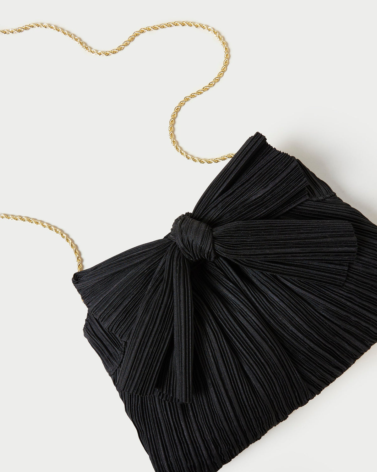 Women Loeffler Randall Rayne Black Bow Clutch