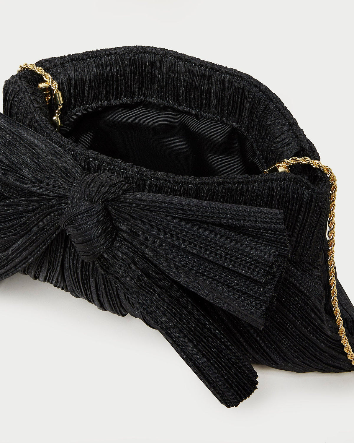 Women Loeffler Randall Rayne Black Bow Clutch