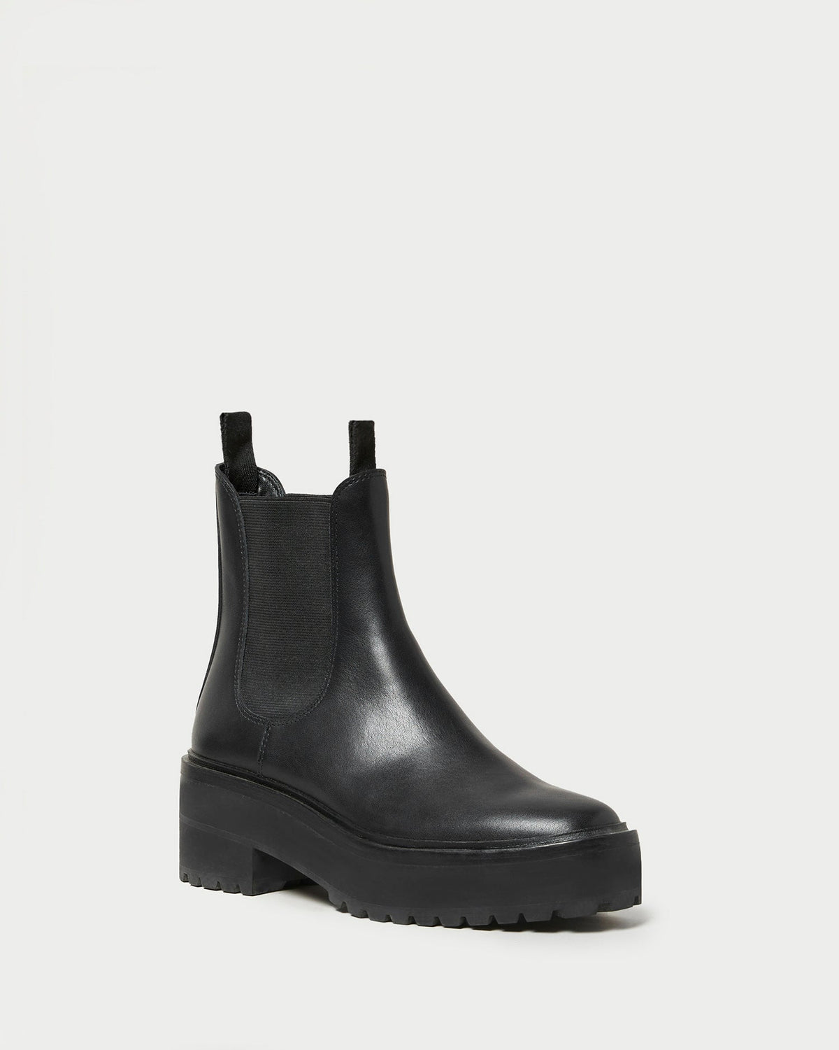 Women Loeffler Randall Reggie Black Leather Chelsea Boot