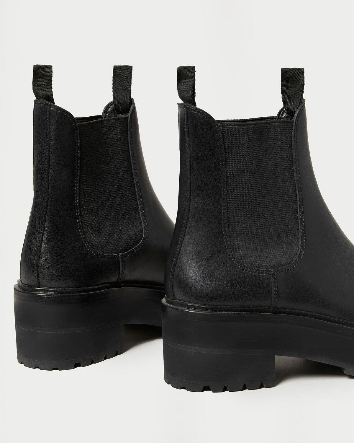 Women Loeffler Randall Reggie Black Leather Chelsea Boot