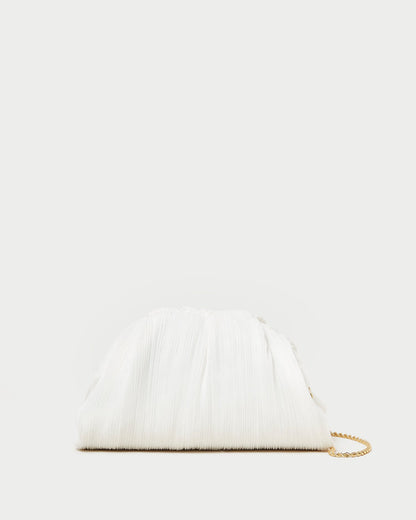 Women Loeffler Randall Bailey Pearl Pleated Dome Clutch
