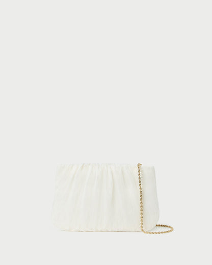Women Loeffler Randall Brit Pearl Flat Pleated Clutch