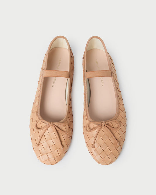 Women Loeffler Randall Leonie Honey Woven Ballet Flat