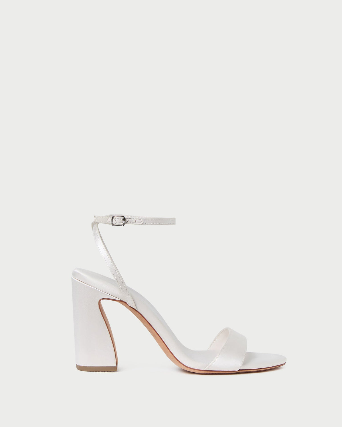 Women Loeffler Randall Malia Cream Curved-Heel Sandal