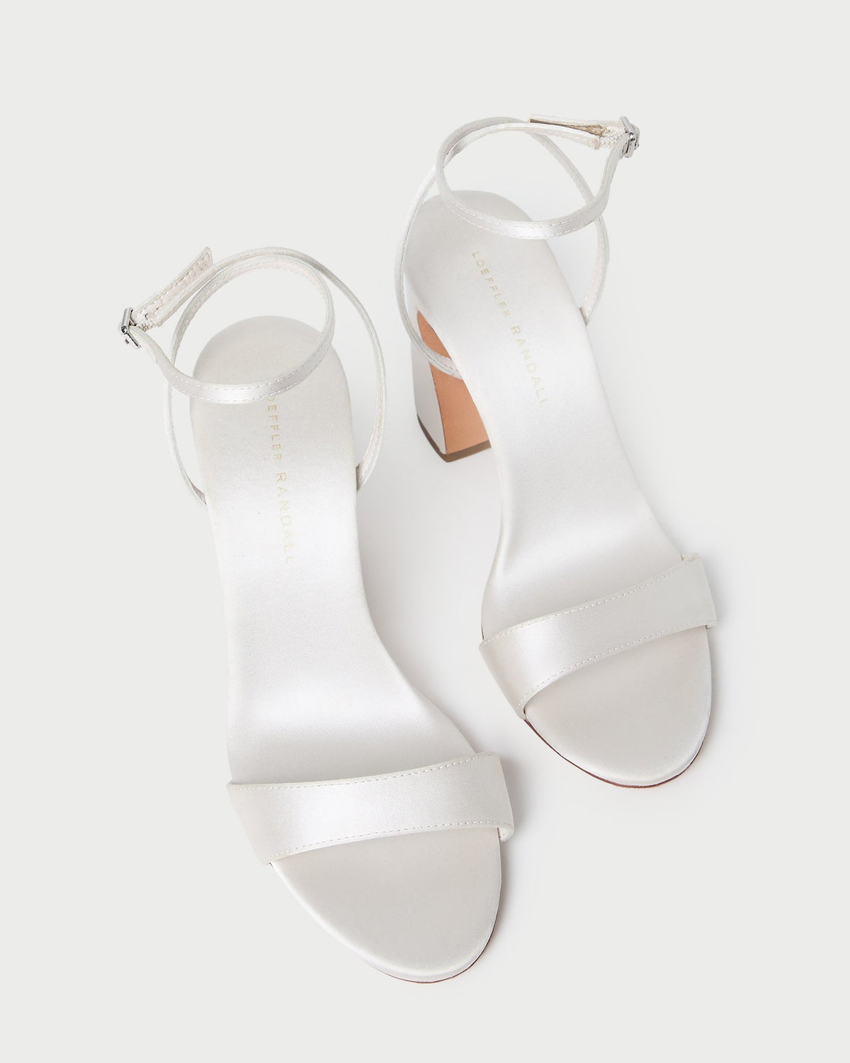 Women Loeffler Randall Malia Cream Curved-Heel Sandal