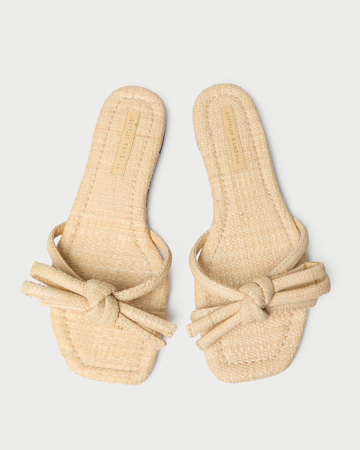 Women Loeffler Randall Hadley Natural Bow Sandal