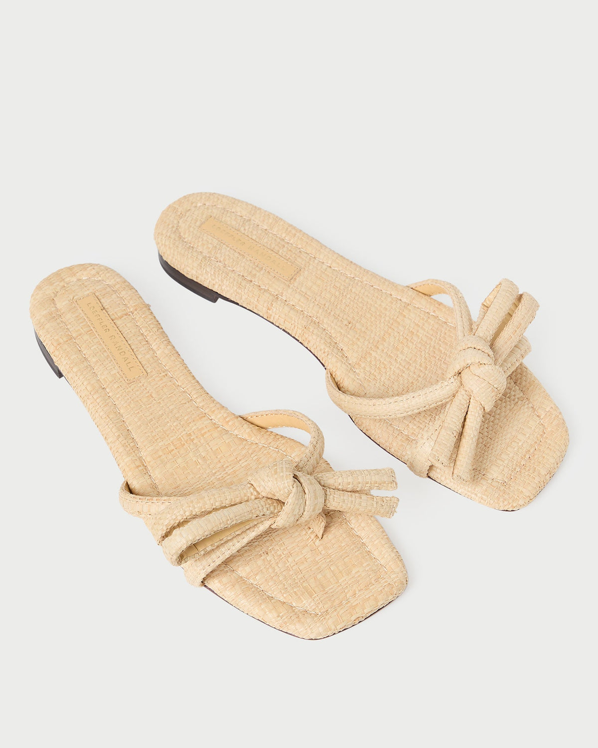Women Loeffler Randall Hadley Natural Bow Sandal