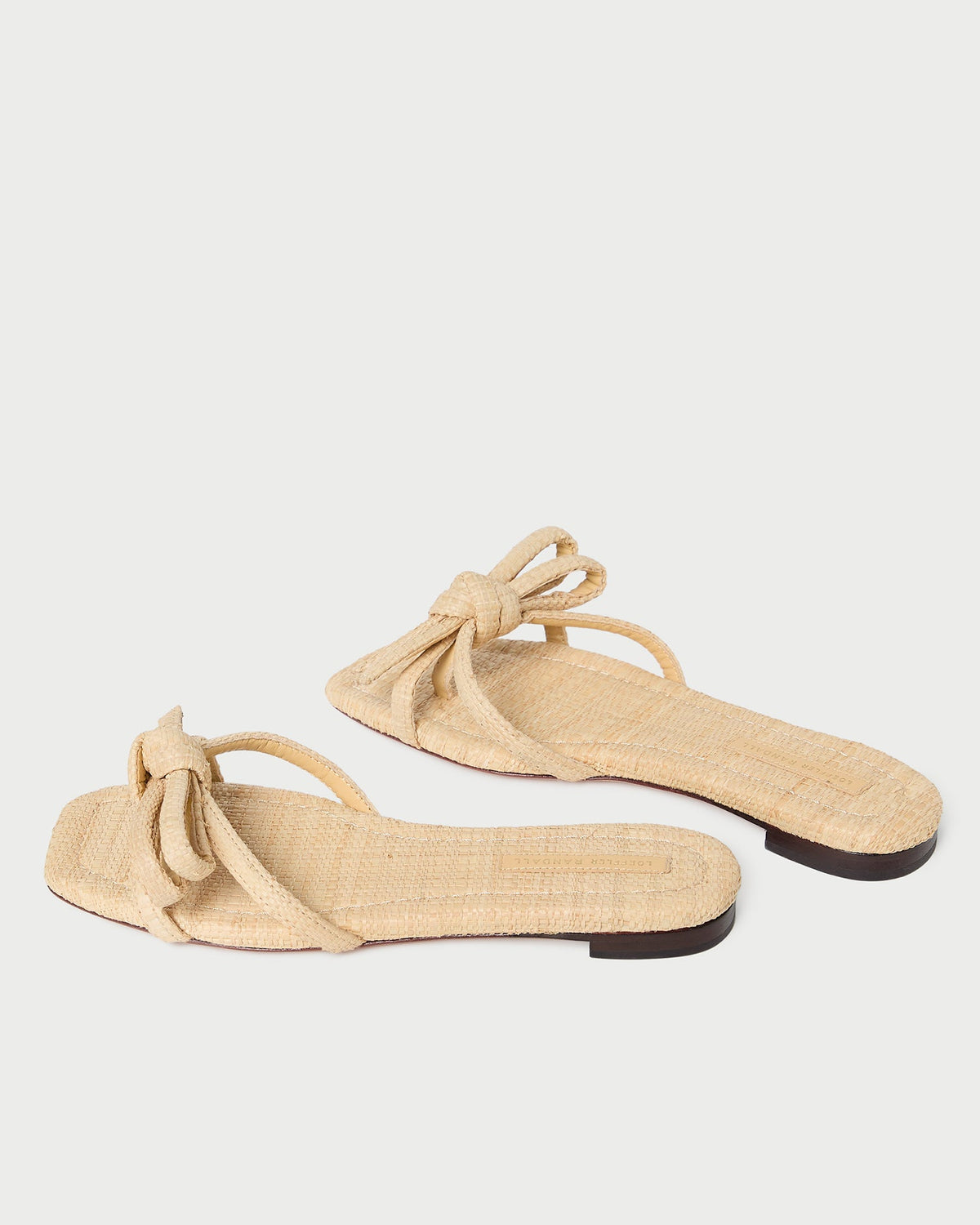 Women Loeffler Randall Hadley Natural Bow Sandal