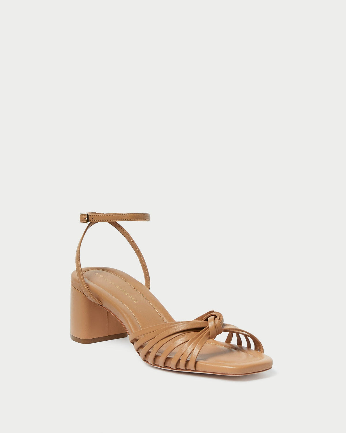 Women Loeffler Randall Olivia Dune Knot Mid-Heel Sandal