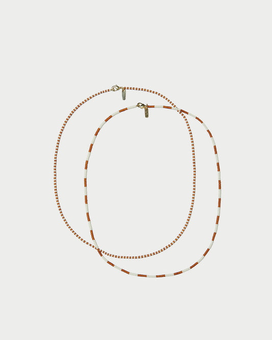 Women Loeffler Randall Soo Amber/Cream Necklace Set