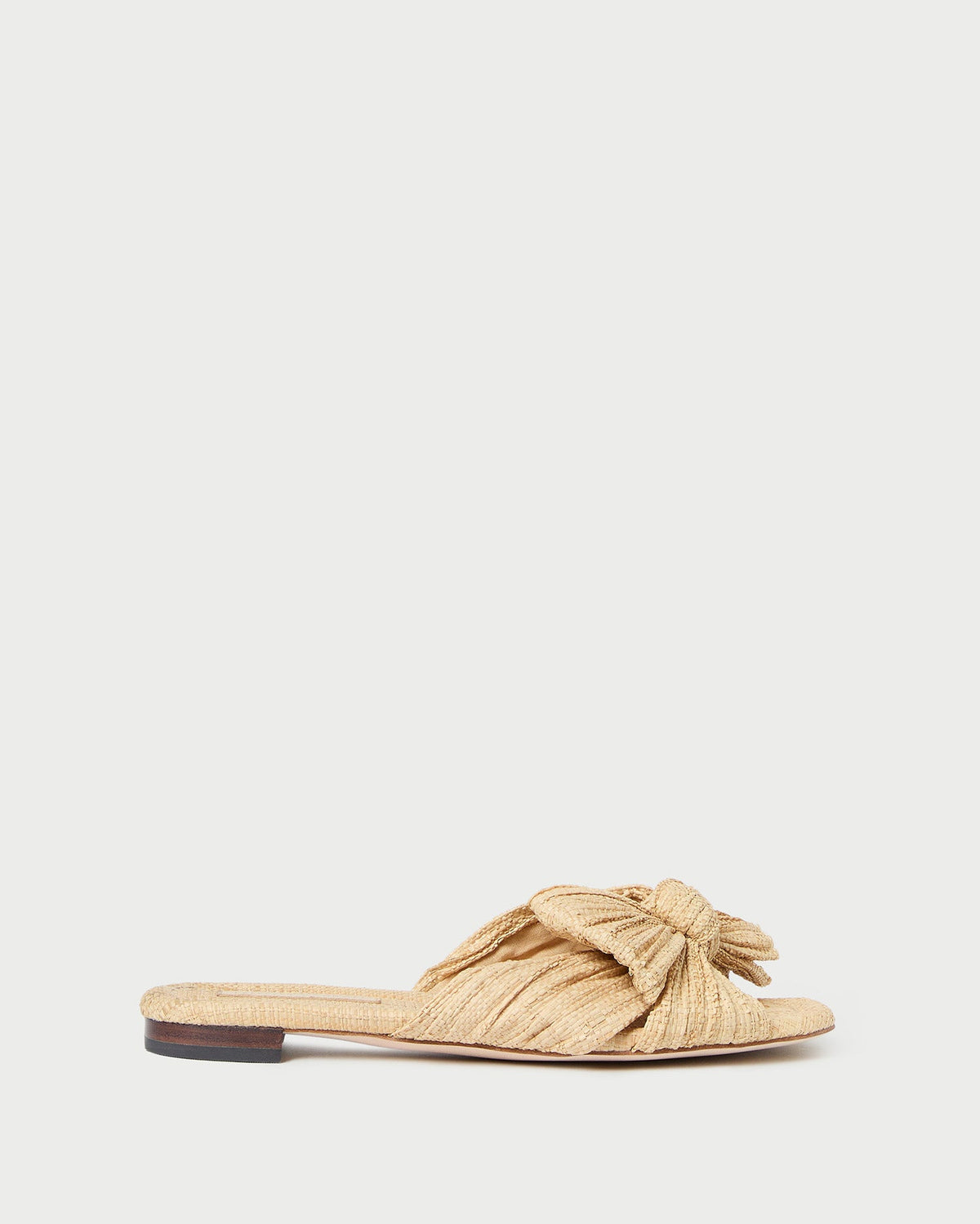 Women Loeffler Randall Daphne Natural Bow Slide Sandal