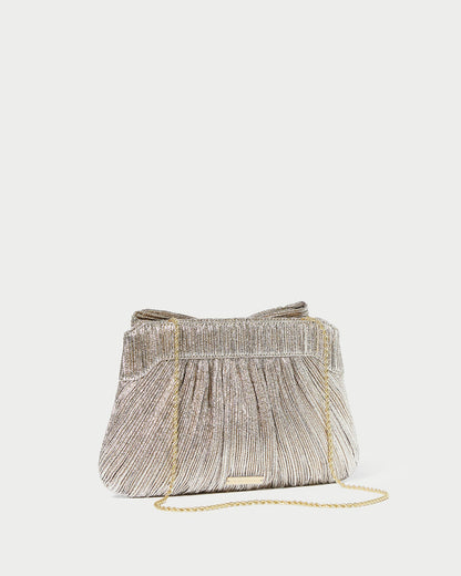 Women Loeffler Randall Rayne Champagne Bow Clutch