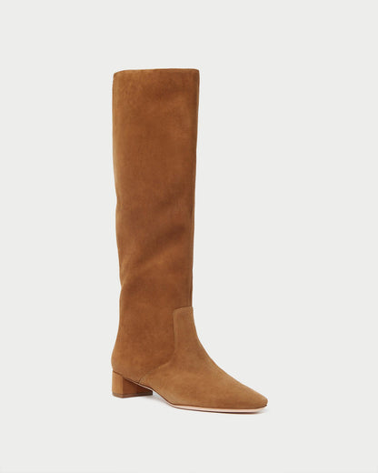 Women Loeffler Randall Indy Cacao Suede Tall Boot