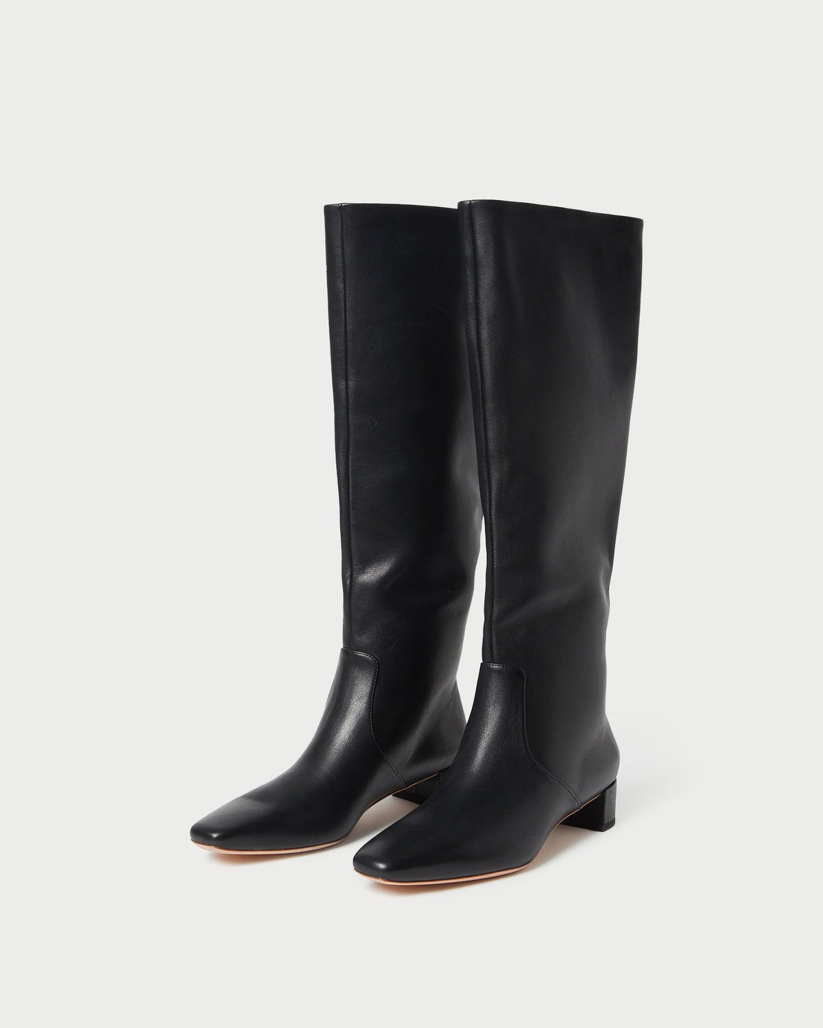 Women Loeffler Randall Indy Black Leather Tall Boot