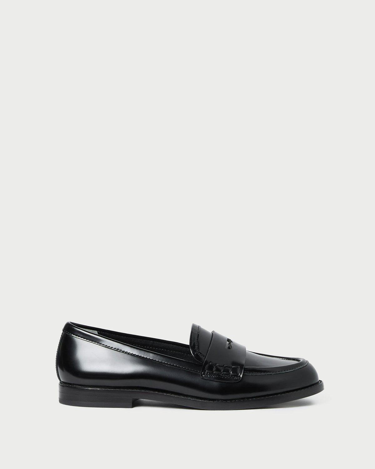 Women Loeffler Randall Rachel Black Leather Loafer